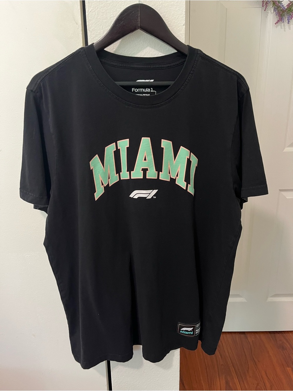 Formula 1 Miami Black Graphic Short-Sleeve Tee